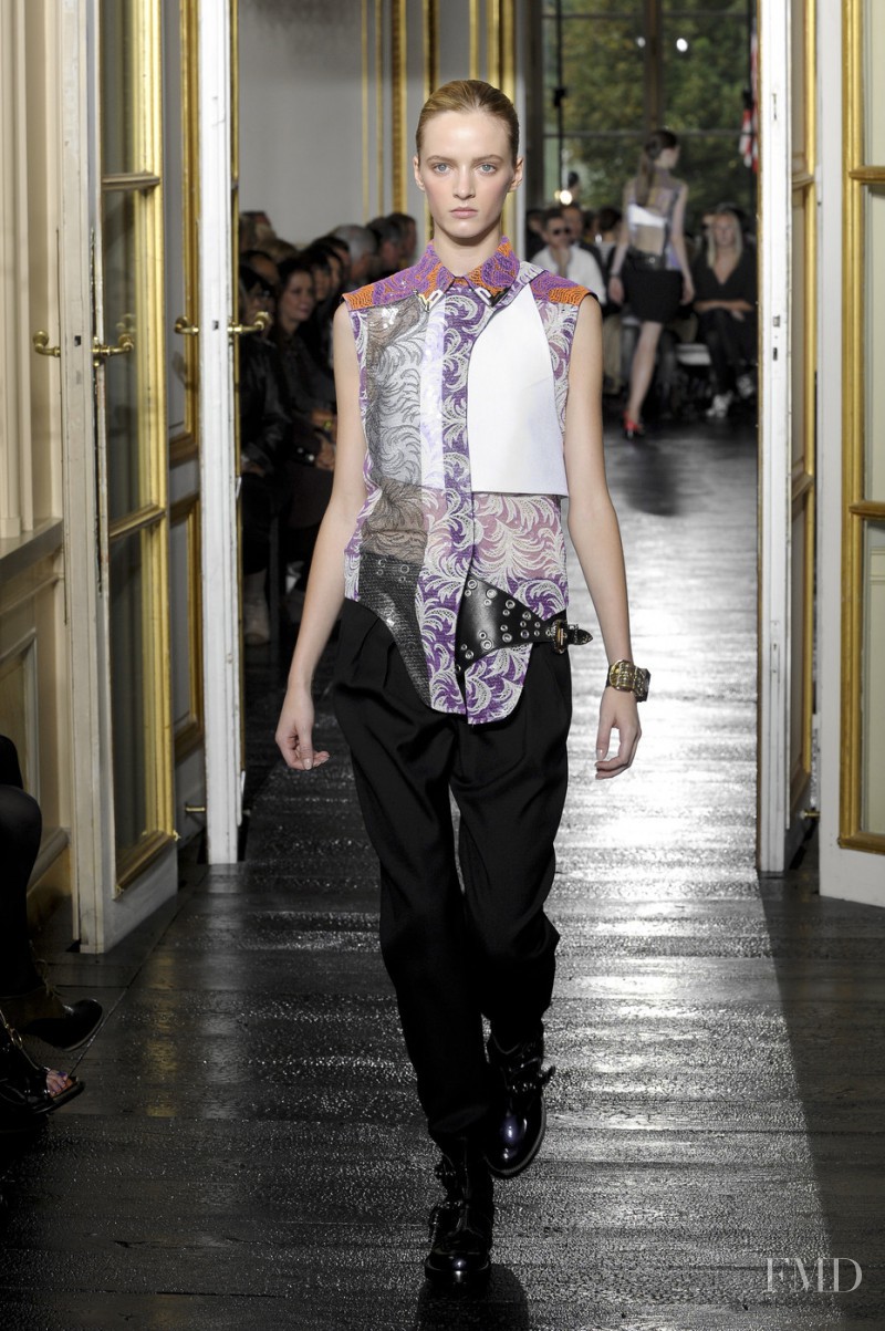 Daria Strokous featured in  the Balenciaga fashion show for Spring/Summer 2011
