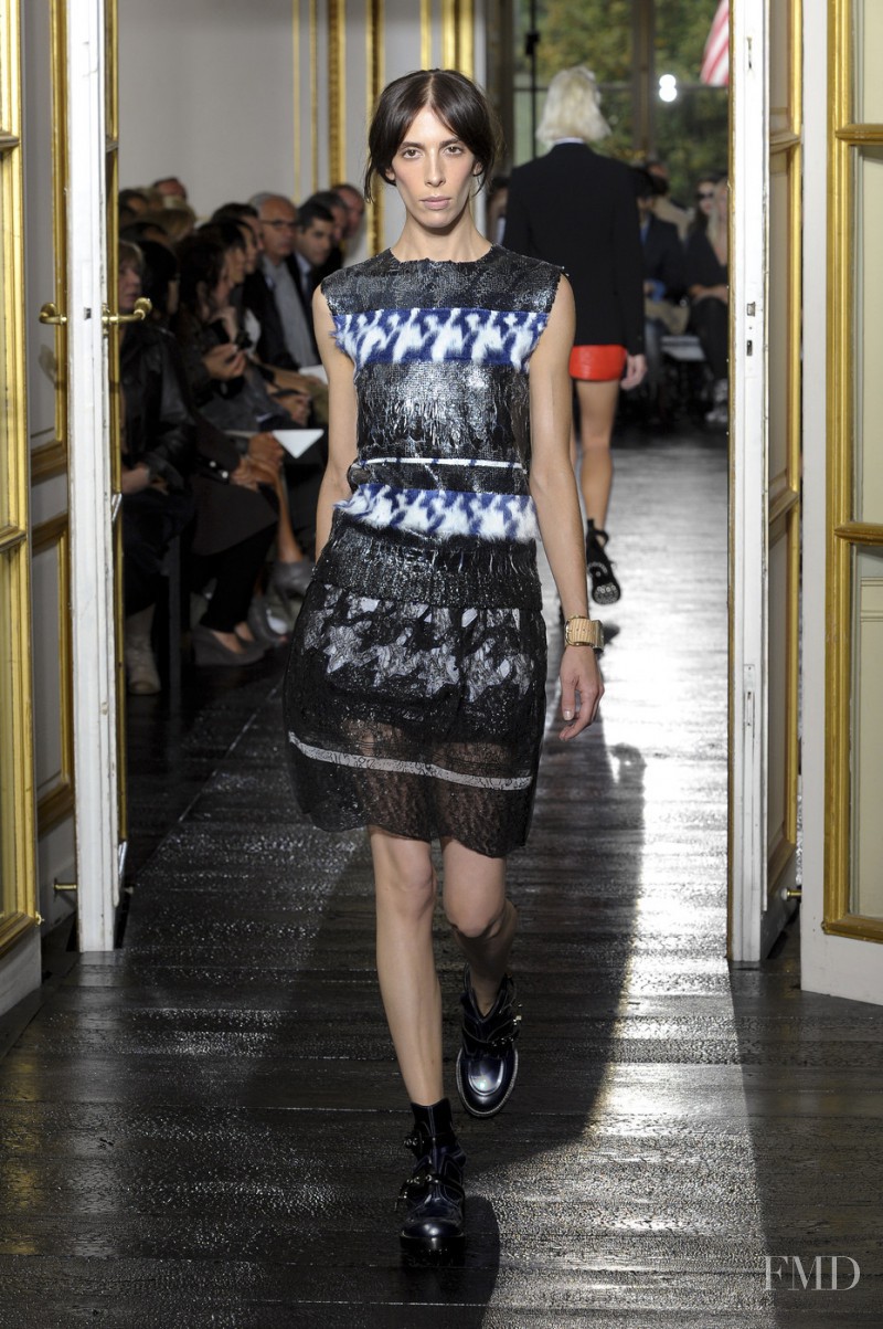 Jamie Bochert featured in  the Balenciaga fashion show for Spring/Summer 2011