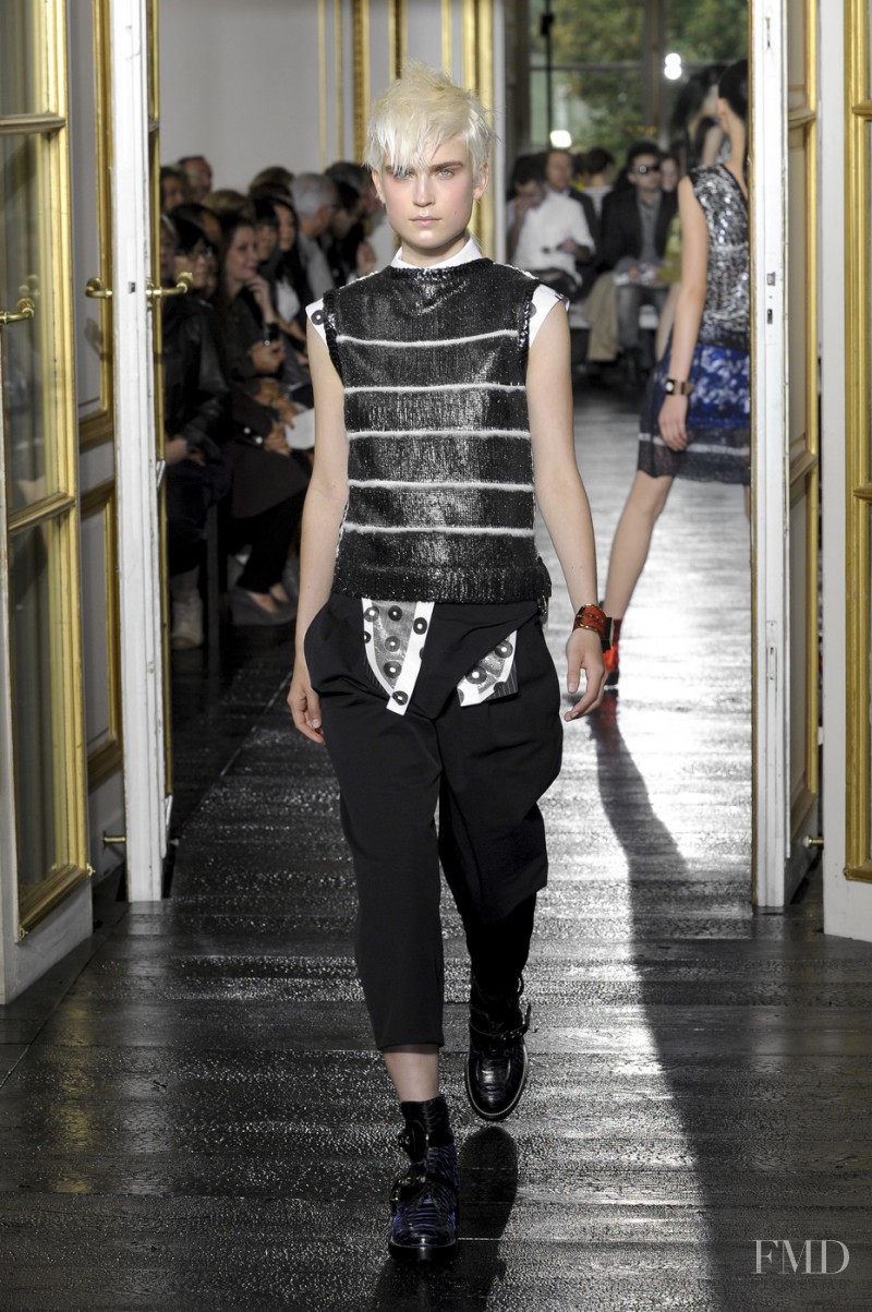 Jana Knauerova featured in  the Balenciaga fashion show for Spring/Summer 2011