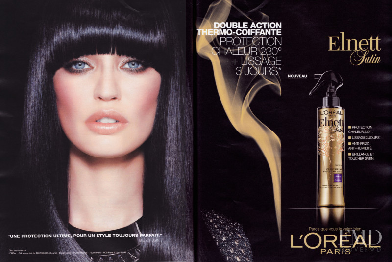 Bianca Balti featured in  the L\'Oreal Paris advertisement for Autumn/Winter 2012