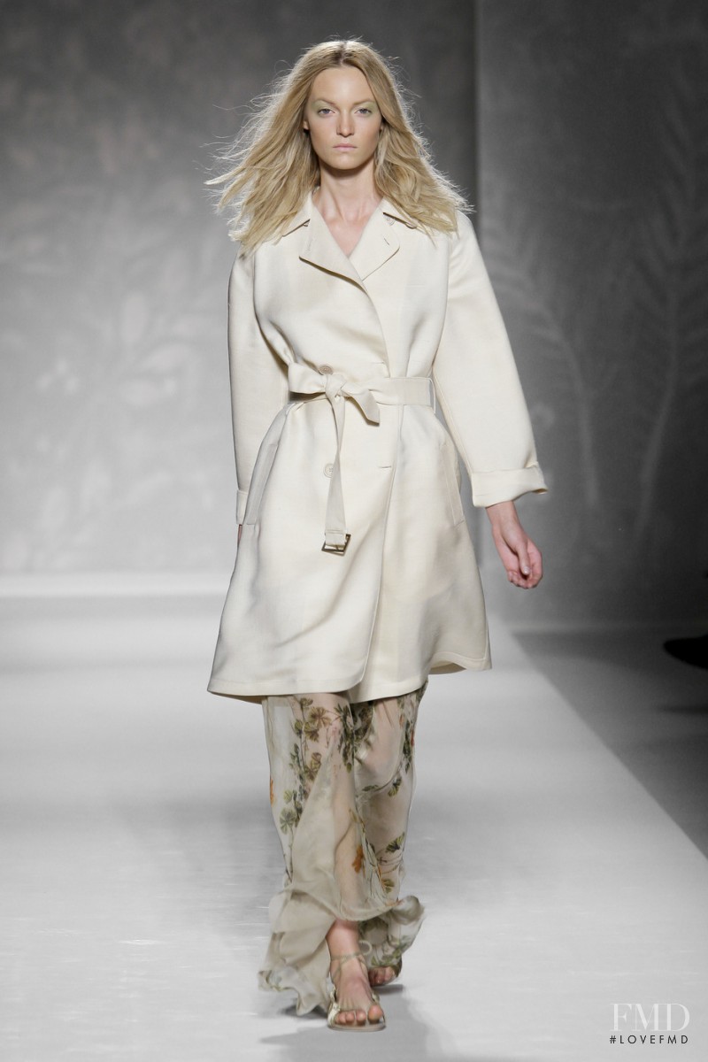 Theres Alexandersson featured in  the Alberta Ferretti fashion show for Spring/Summer 2011