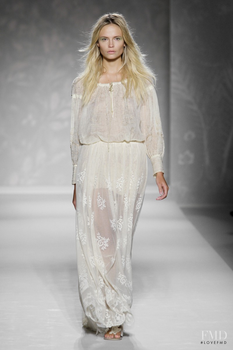 Natasha Poly featured in  the Alberta Ferretti fashion show for Spring/Summer 2011