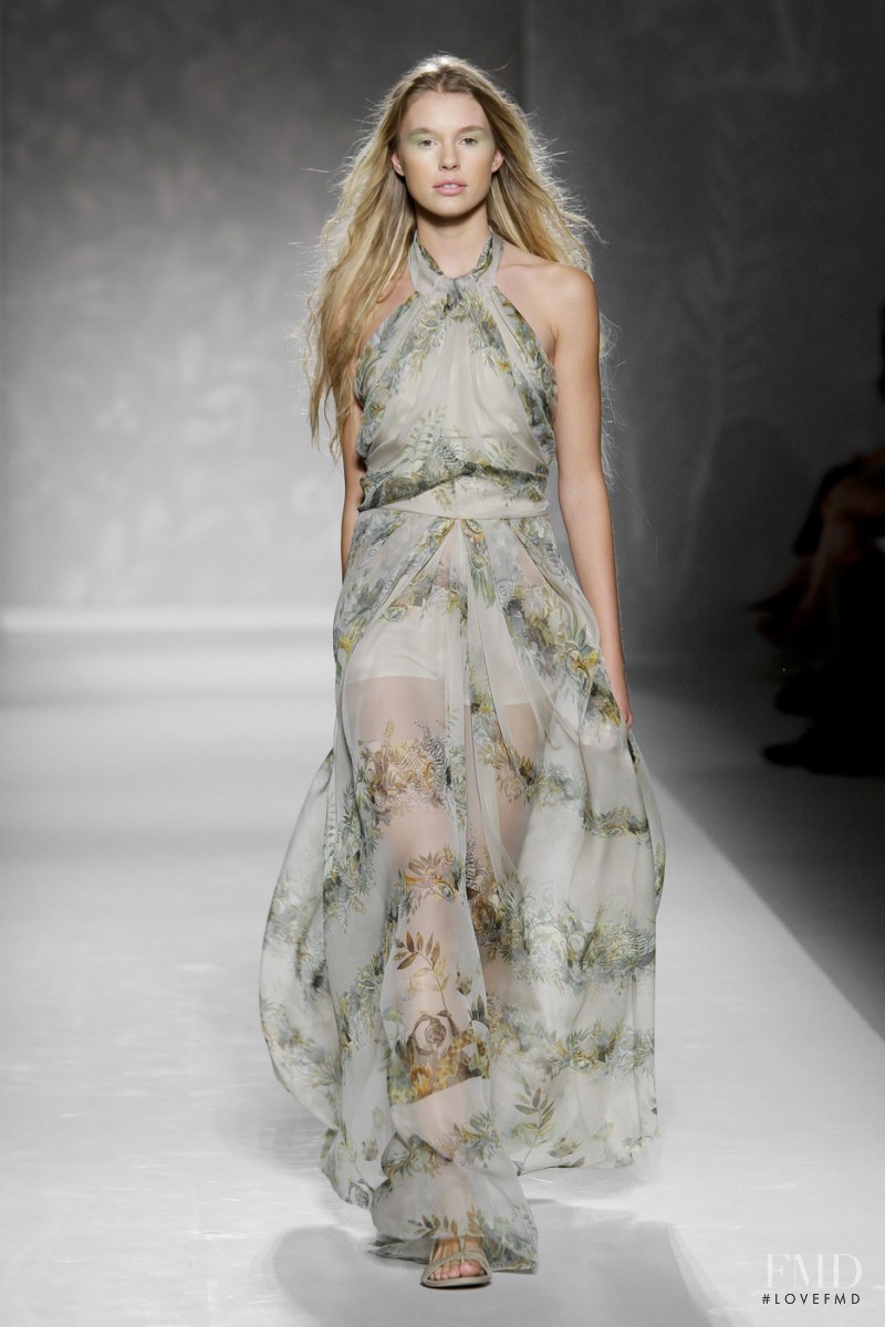 Keke Lindgard featured in  the Alberta Ferretti fashion show for Spring/Summer 2011