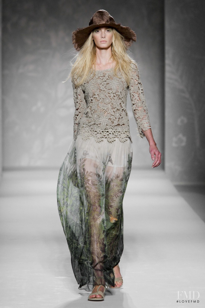 Sigrid Agren featured in  the Alberta Ferretti fashion show for Spring/Summer 2011