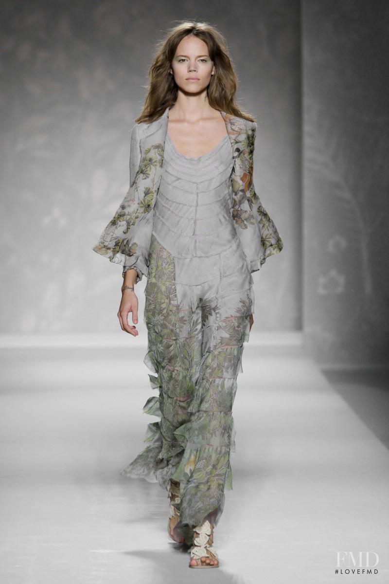 Freja Beha Erichsen featured in  the Alberta Ferretti fashion show for Spring/Summer 2011