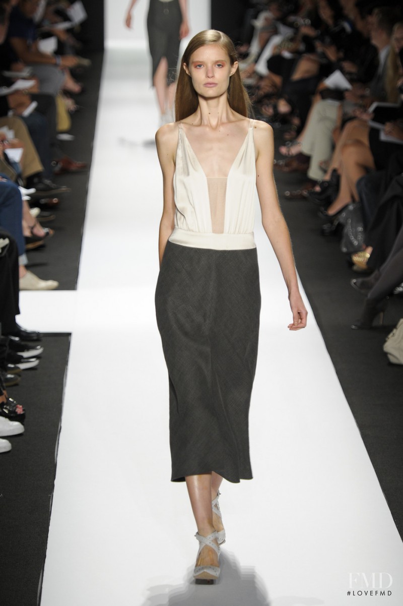 Katie Fogarty featured in  the Narciso Rodriguez fashion show for Spring/Summer 2011