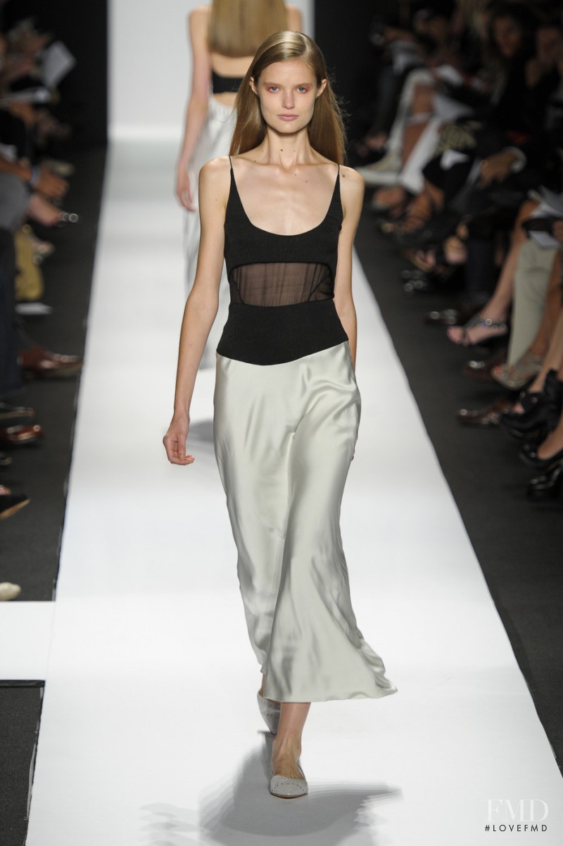 Katie Fogarty featured in  the Narciso Rodriguez fashion show for Spring/Summer 2011