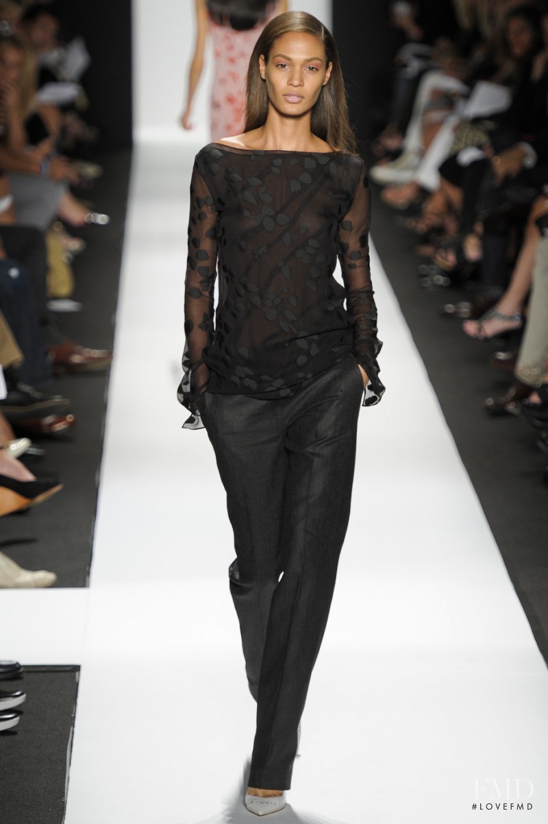 Joan Smalls featured in  the Narciso Rodriguez fashion show for Spring/Summer 2011
