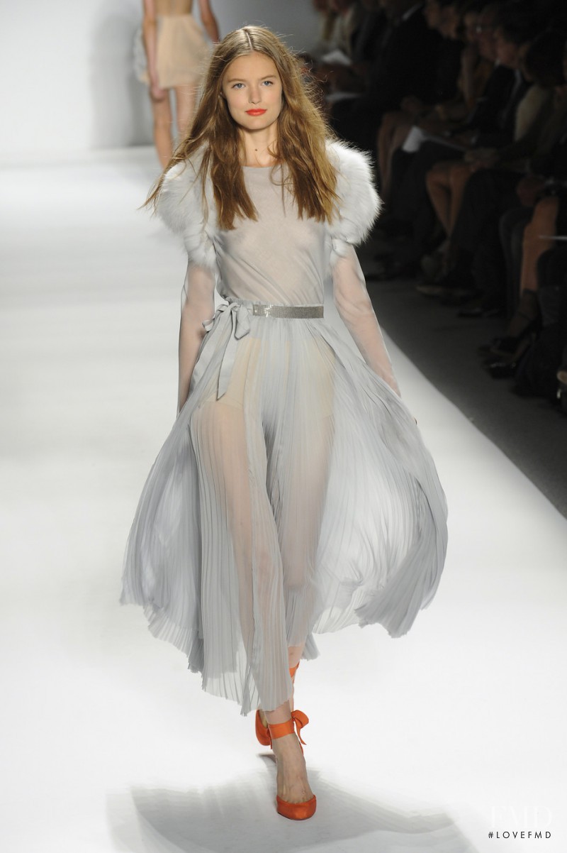 Katie Fogarty featured in  the J Mendel fashion show for Spring/Summer 2011