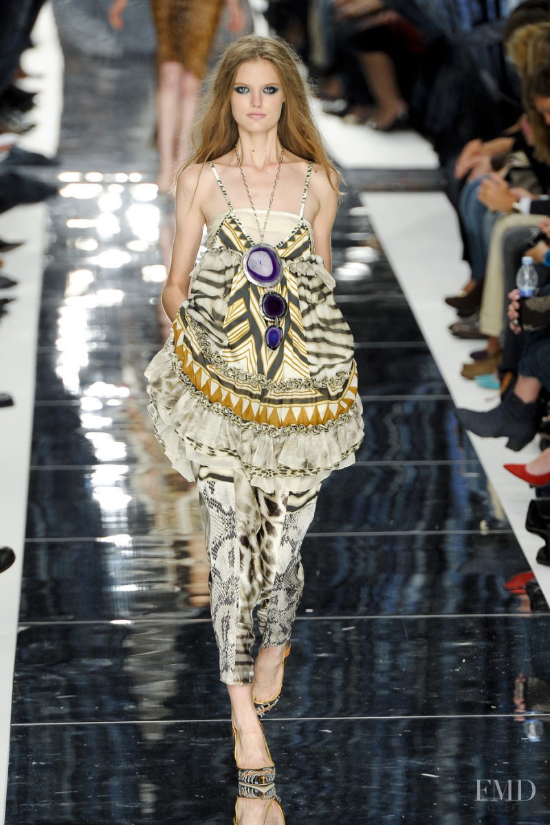 Katie Fogarty featured in  the Just Cavalli fashion show for Spring/Summer 2011
