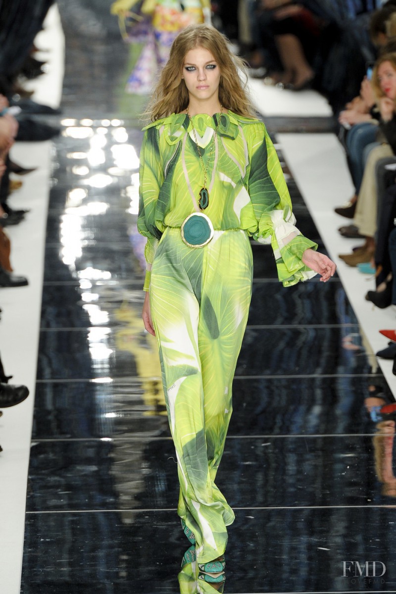 Samantha Gradoville featured in  the Just Cavalli fashion show for Spring/Summer 2011