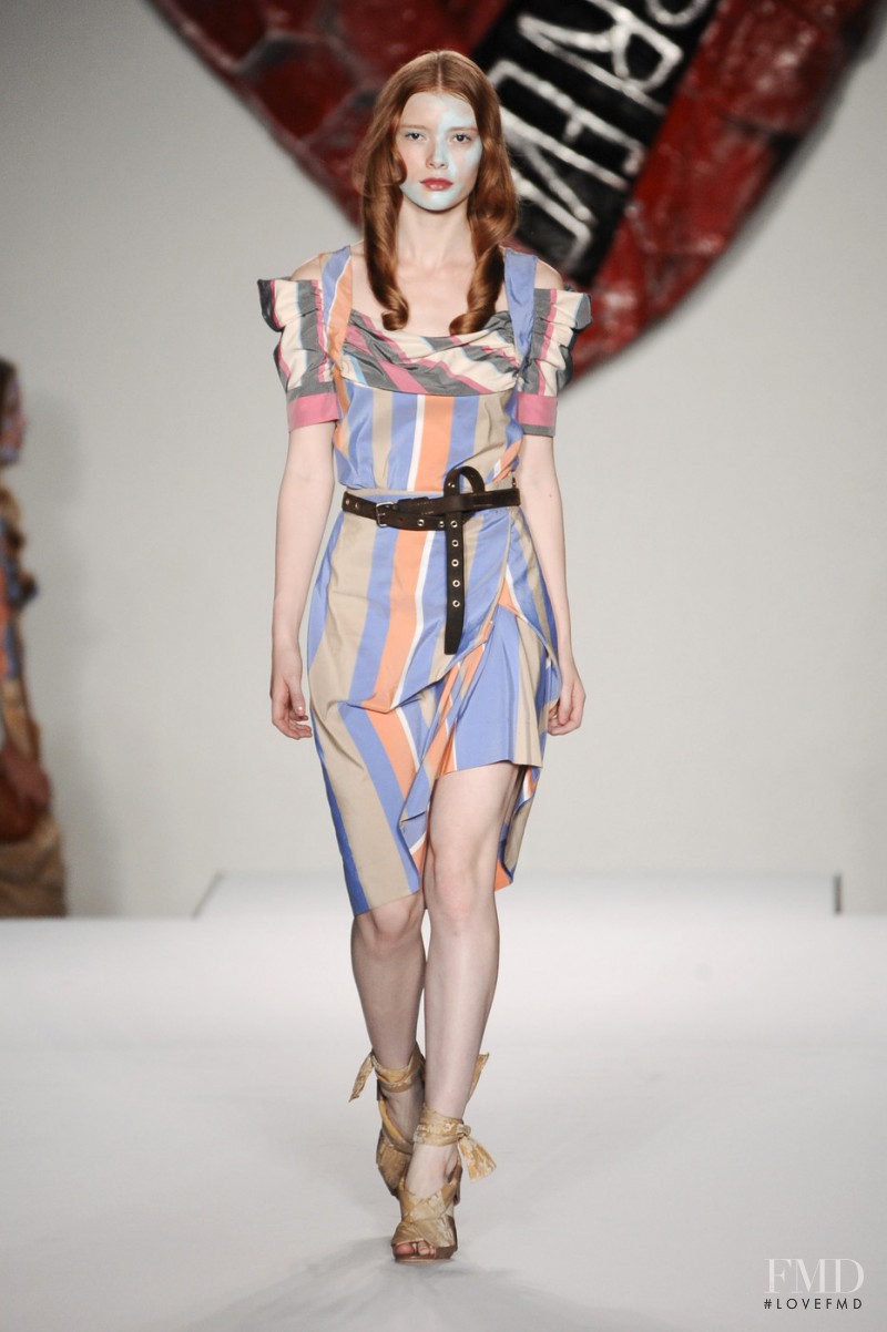 Julia Hafstrom featured in  the Vivienne Westwood Red Label fashion show for Spring/Summer 2011