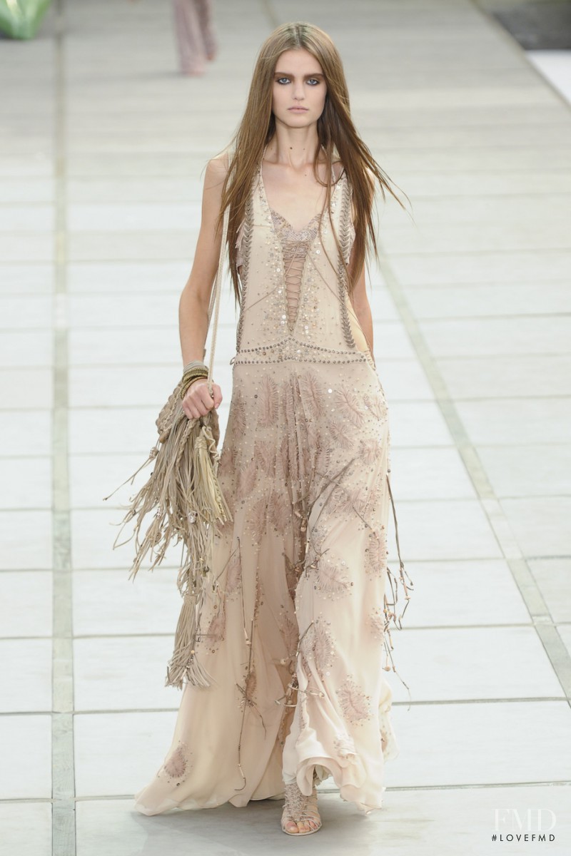 Katie Fogarty featured in  the Roberto Cavalli fashion show for Spring/Summer 2011