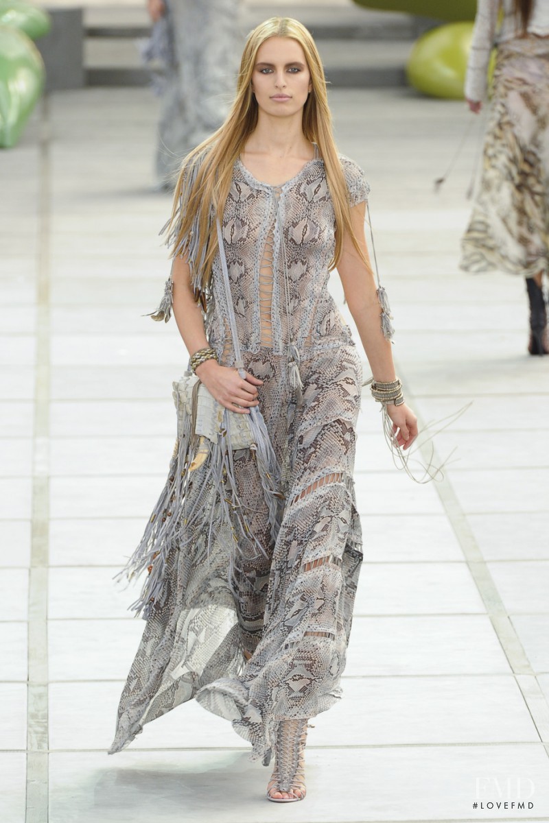 Karolina Kurkova featured in  the Roberto Cavalli fashion show for Spring/Summer 2011