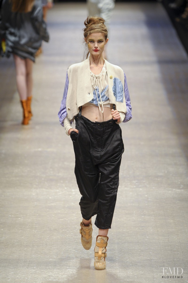 Katie Fogarty featured in  the Vivienne Westwood Gold Label fashion show for Spring/Summer 2011