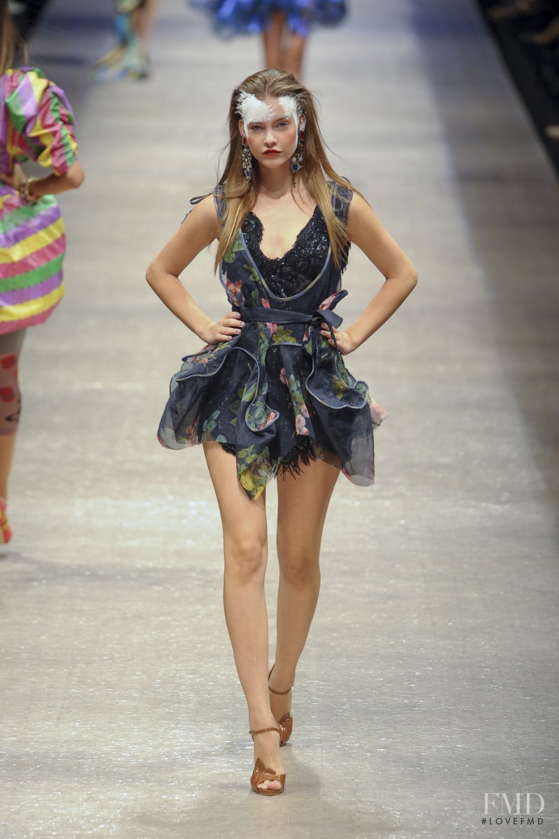 Barbara Palvin featured in  the Vivienne Westwood Gold Label fashion show for Spring/Summer 2011