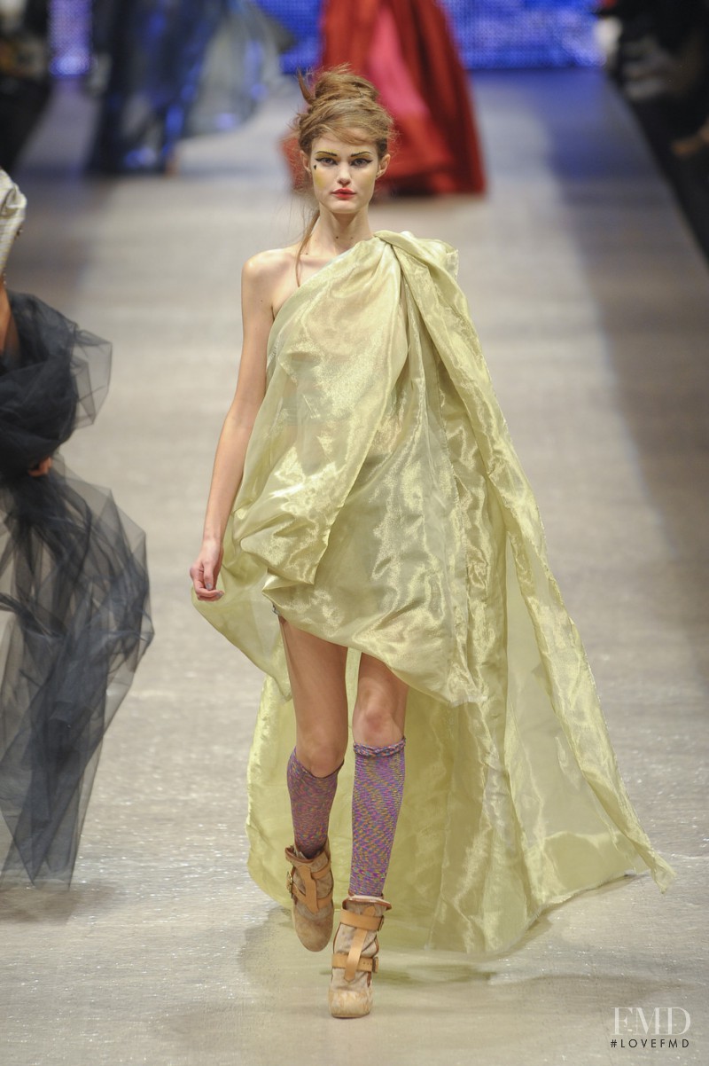 Katie Fogarty featured in  the Vivienne Westwood Gold Label fashion show for Spring/Summer 2011