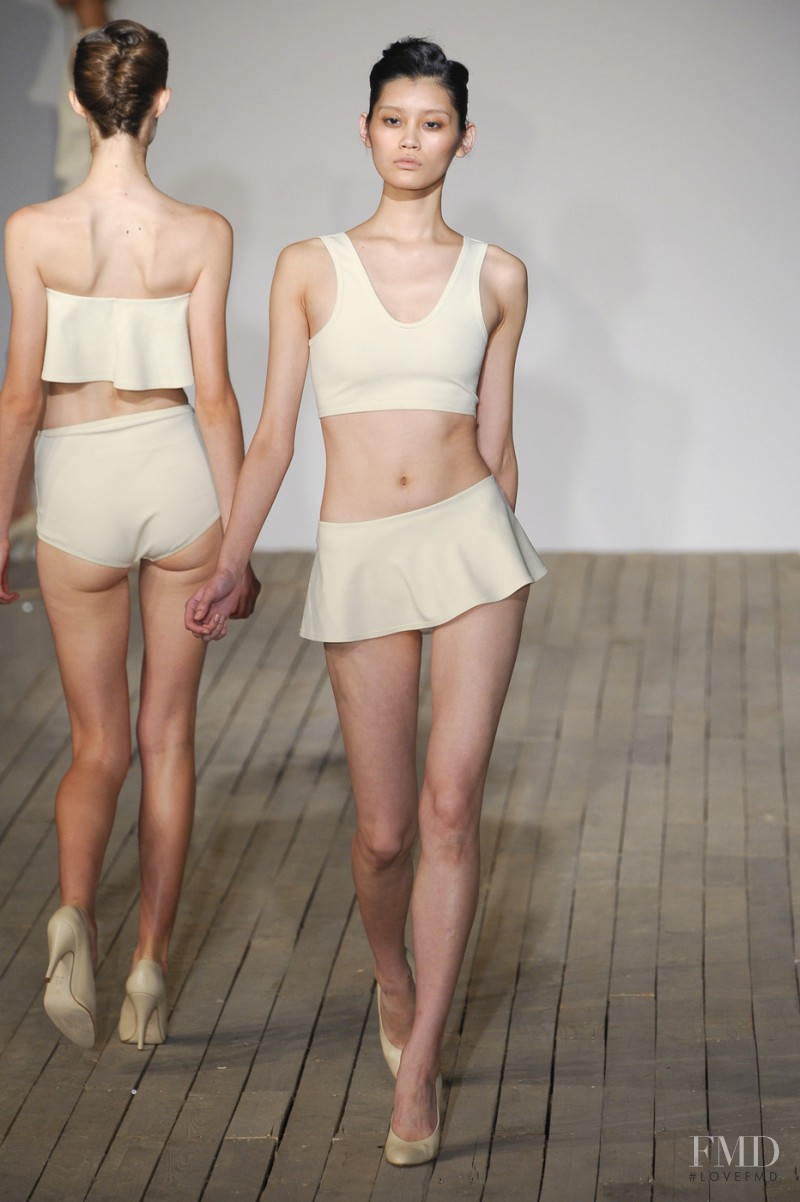 Ming Xi featured in  the Ter Et Bantine fashion show for Spring/Summer 2011