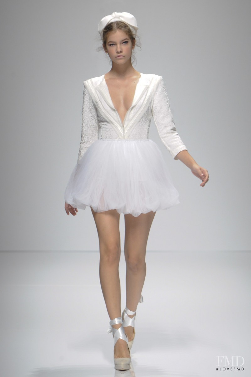 Barbara Palvin featured in  the Valentin Yudashkin fashion show for Spring/Summer 2011