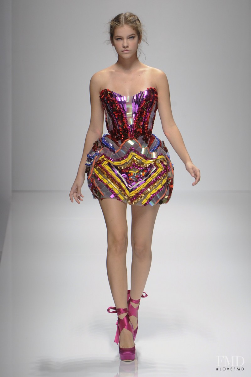 Barbara Palvin featured in  the Valentin Yudashkin fashion show for Spring/Summer 2011