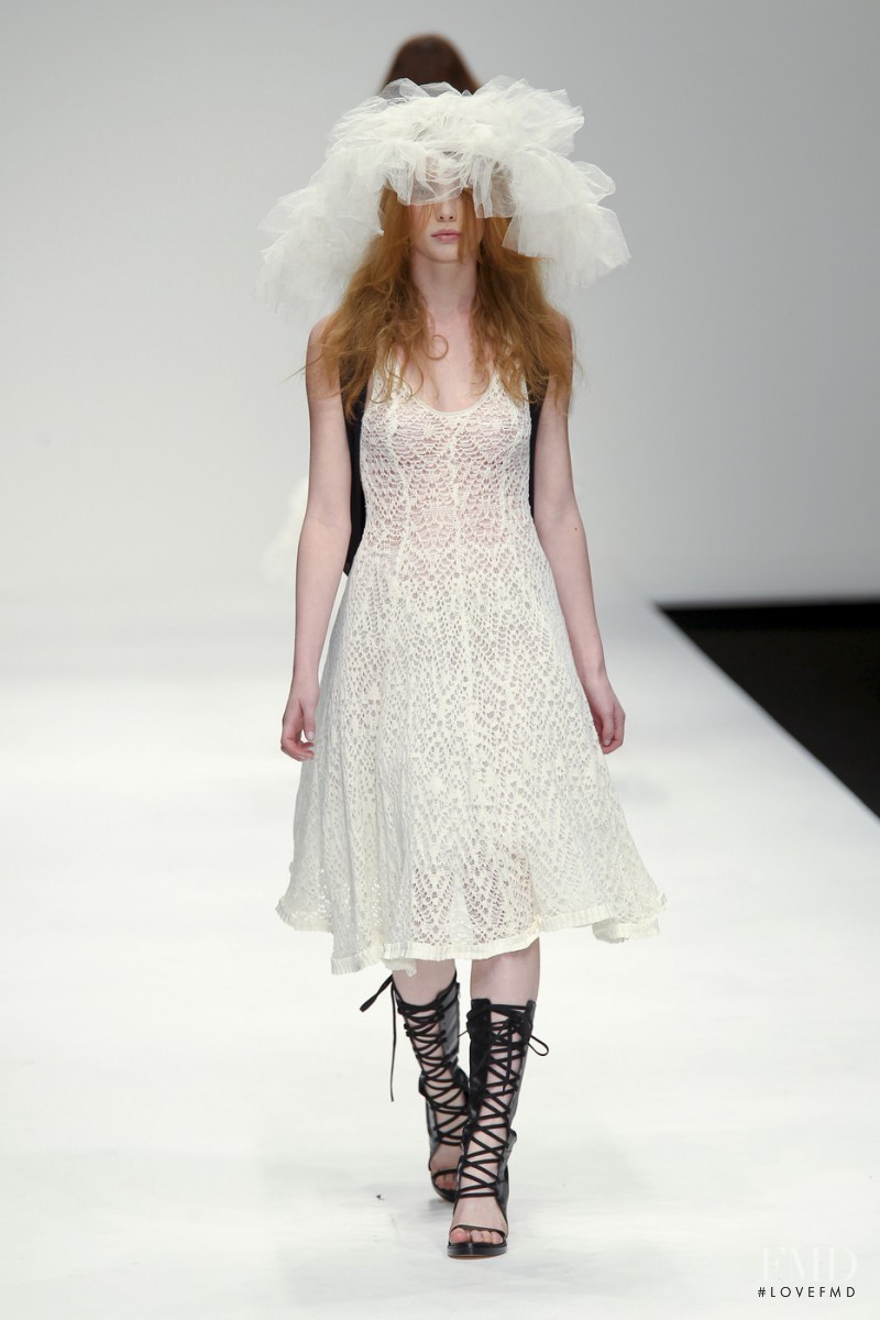 Julia Hafstrom featured in  the John Rocha fashion show for Spring/Summer 2011