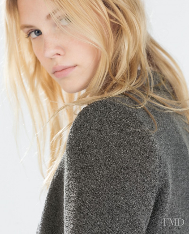 Charlotte Nolting featured in  the Zara catalogue for Winter 2014