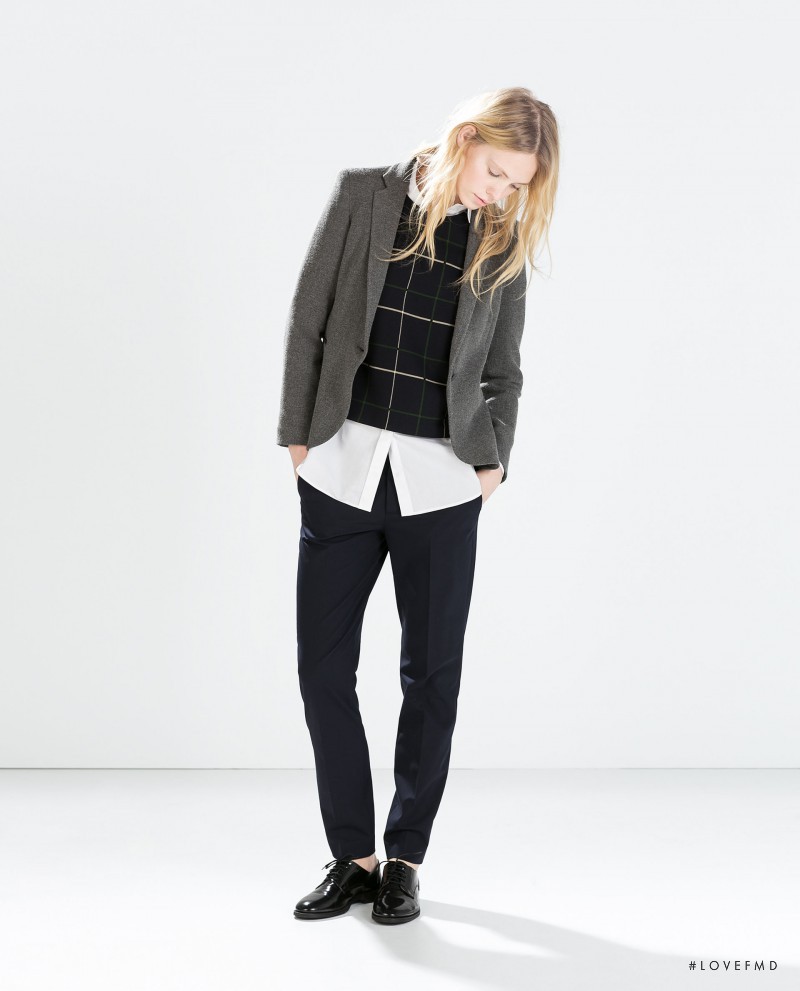 Charlotte Nolting featured in  the Zara catalogue for Winter 2014