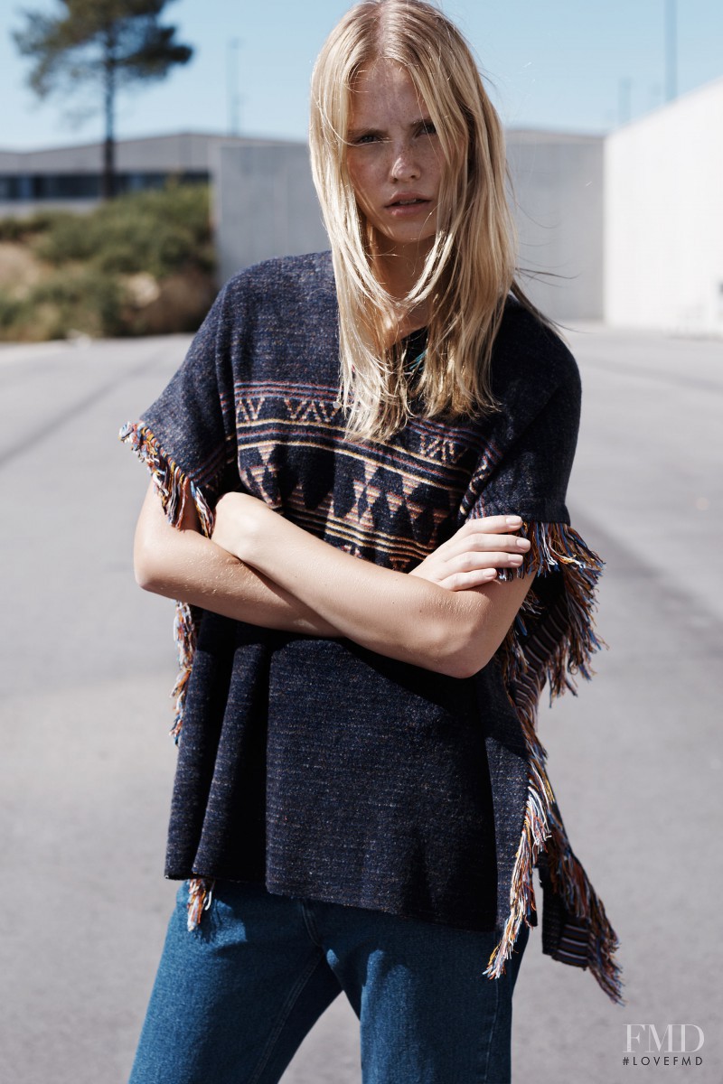 Charlotte Nolting featured in  the Zara TRF catalogue for Autumn/Winter 2014