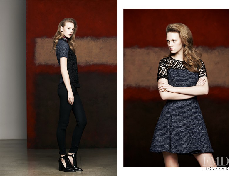 Charlotte Nolting featured in  the Piazza Sempione advertisement for Autumn/Winter 2014
