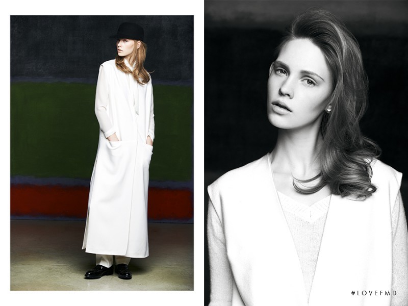 Charlotte Nolting featured in  the Piazza Sempione advertisement for Autumn/Winter 2014