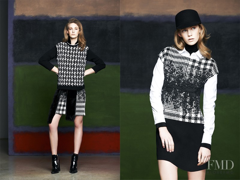 Charlotte Nolting featured in  the Piazza Sempione advertisement for Autumn/Winter 2014