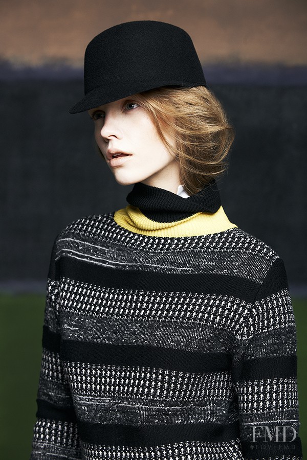 Charlotte Nolting featured in  the Piazza Sempione advertisement for Autumn/Winter 2014