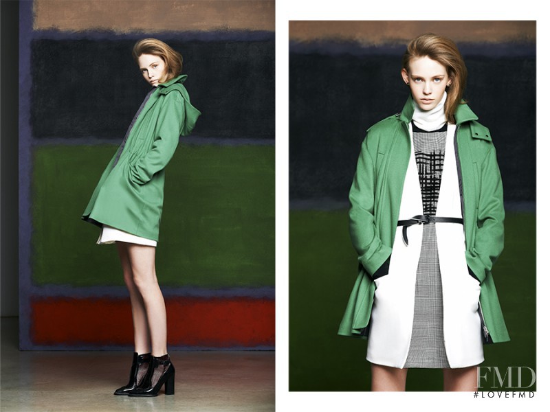 Charlotte Nolting featured in  the Piazza Sempione advertisement for Autumn/Winter 2014