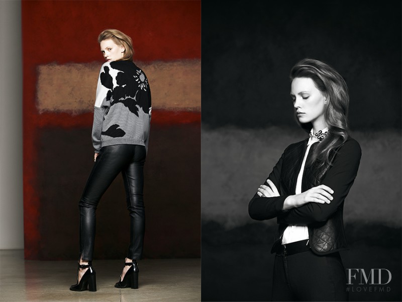 Charlotte Nolting featured in  the Piazza Sempione advertisement for Autumn/Winter 2014