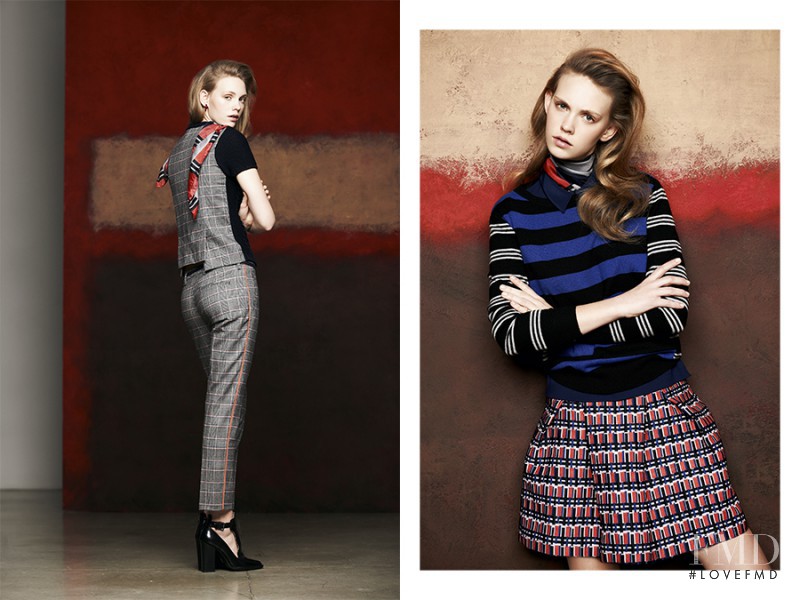 Charlotte Nolting featured in  the Piazza Sempione advertisement for Autumn/Winter 2014