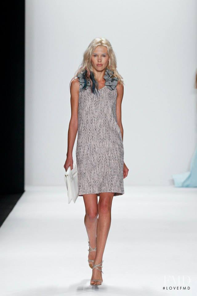Rina Karuna featured in  the Badgley Mischka fashion show for Spring/Summer 2015