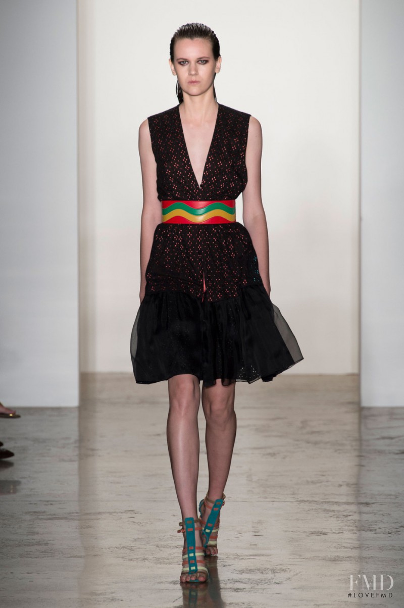 Jamily Meurer Wernke featured in  the Sophie Theallet fashion show for Spring/Summer 2015