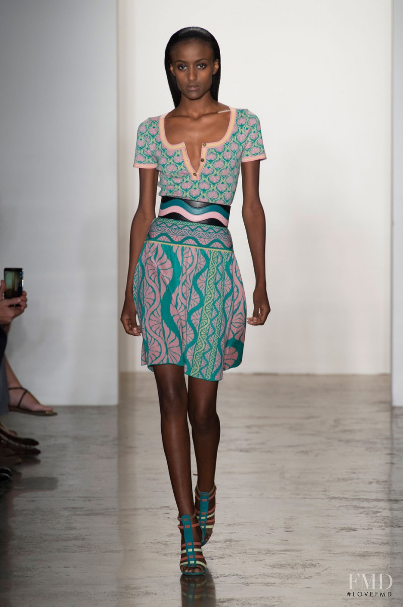 Lula Kenfe featured in  the Sophie Theallet fashion show for Spring/Summer 2015