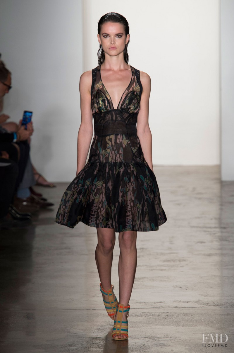 Zoe Colivas featured in  the Sophie Theallet fashion show for Spring/Summer 2015
