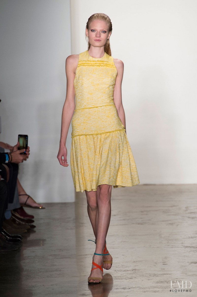 Eleonora Baumann featured in  the Sophie Theallet fashion show for Spring/Summer 2015