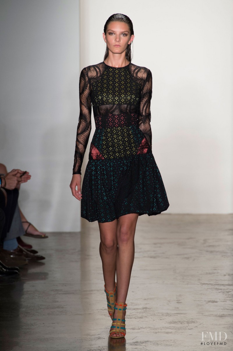 Natali Eydelman featured in  the Sophie Theallet fashion show for Spring/Summer 2015