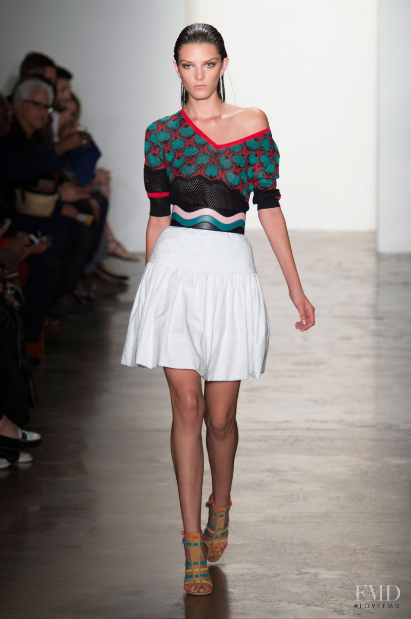 Natali Eydelman featured in  the Sophie Theallet fashion show for Spring/Summer 2015