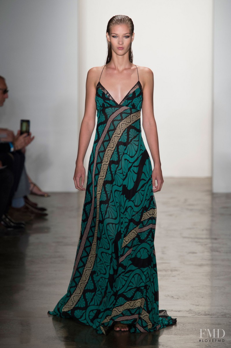 Elena Bartels featured in  the Sophie Theallet fashion show for Spring/Summer 2015