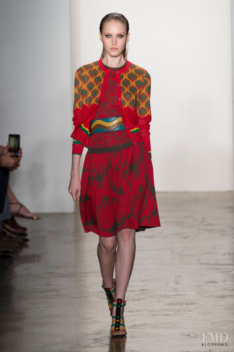 Margarita Pugovka featured in  the Sophie Theallet fashion show for Spring/Summer 2015