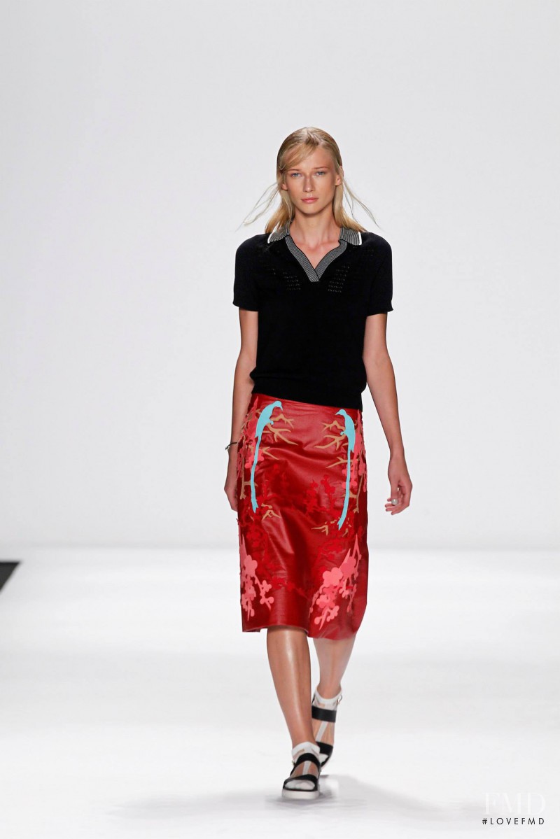 Ella Petrushko featured in  the Vivienne Tam fashion show for Spring/Summer 2015