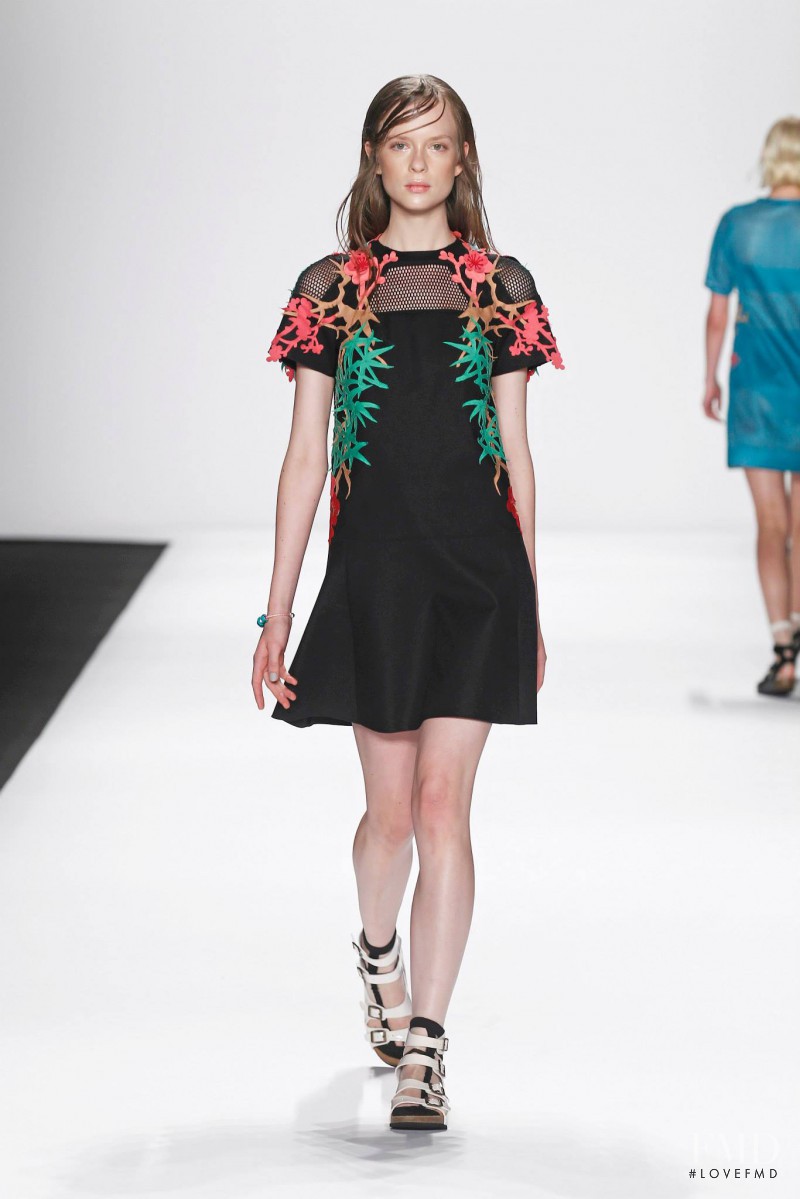 Alisha Judge featured in  the Vivienne Tam fashion show for Spring/Summer 2015