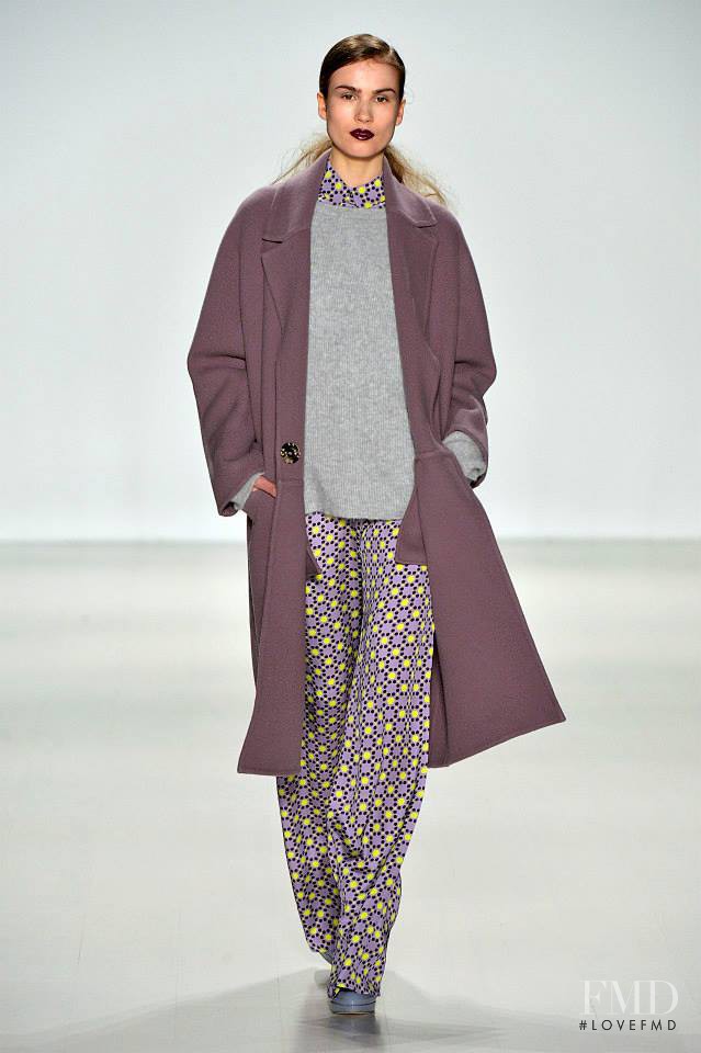 Andrea Jorgensen featured in  the Noon By Noor fashion show for Autumn/Winter 2014