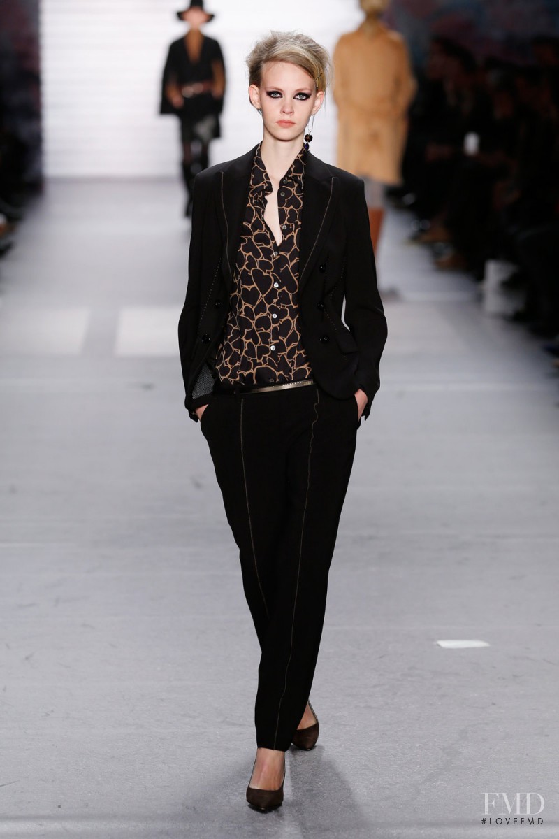 Charlotte Nolting featured in  the Marc Cain fashion show for Autumn/Winter 2015