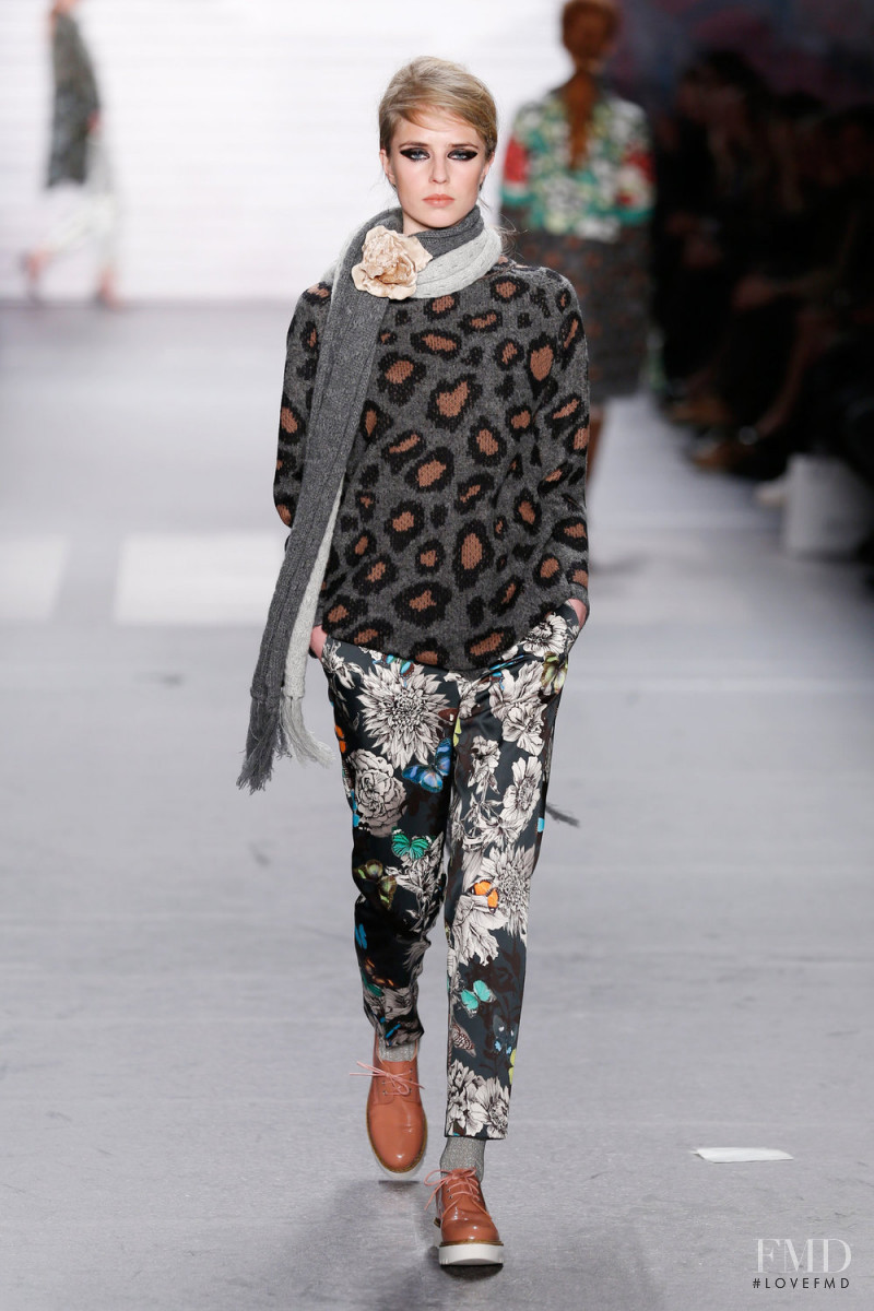 Corinna Studier featured in  the Marc Cain fashion show for Autumn/Winter 2015
