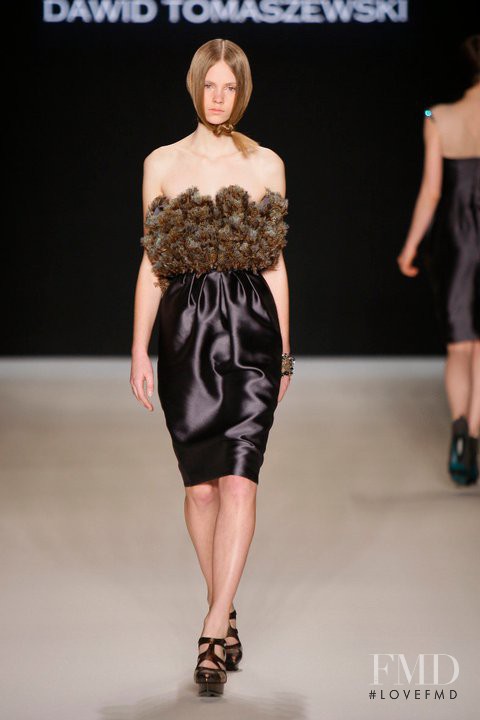 Charlotte Nolting featured in  the Dawid Tomaszewski fashion show for Autumn/Winter 2011